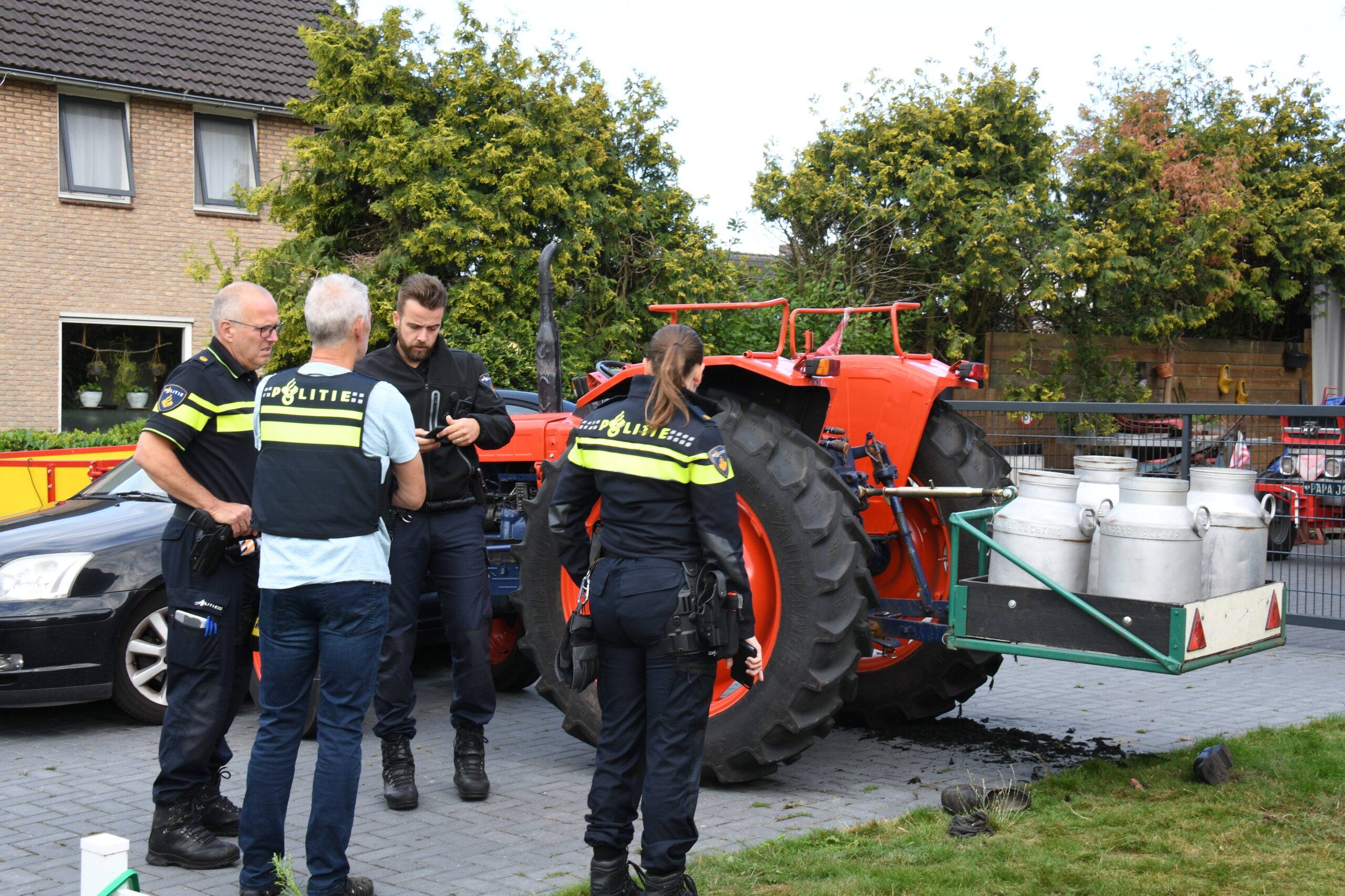 Gewonde bij aanrijdingen met tractor in Hoogersmilde.